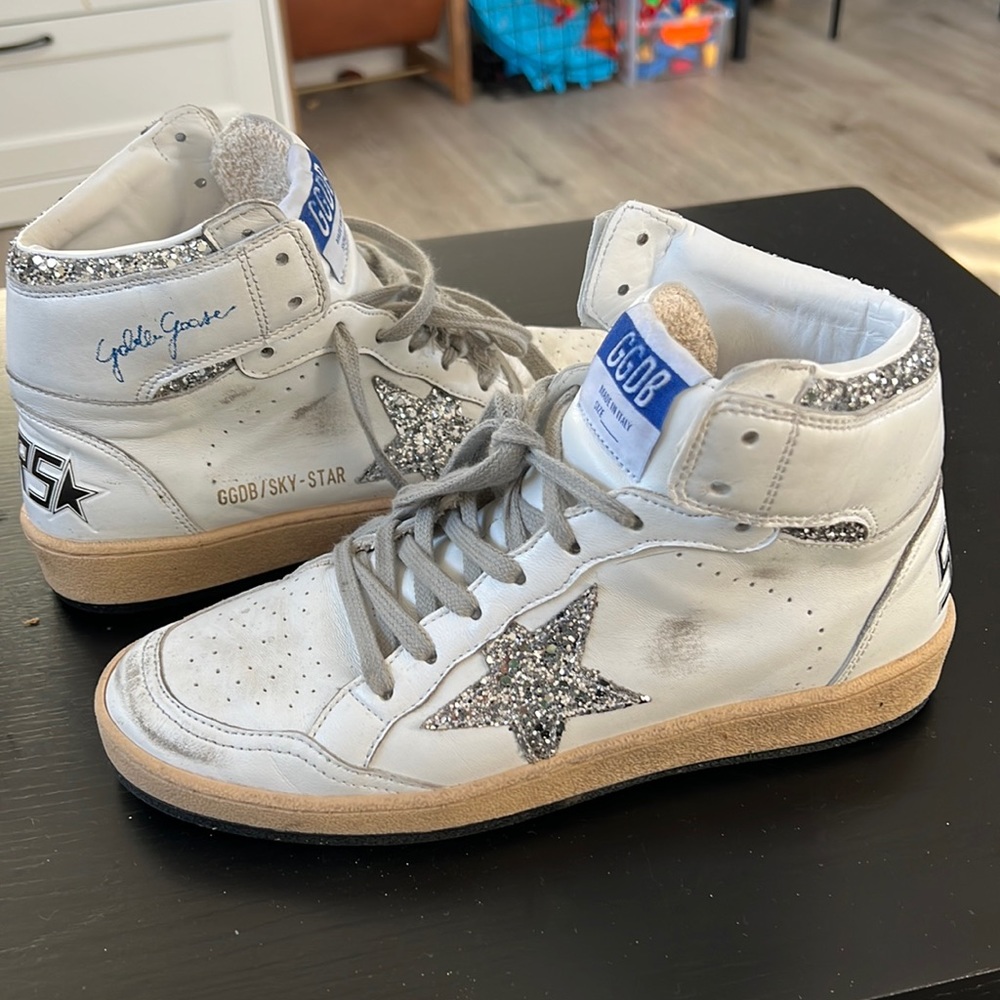 Womens golden goose sneakers brand new only worn twice size 8